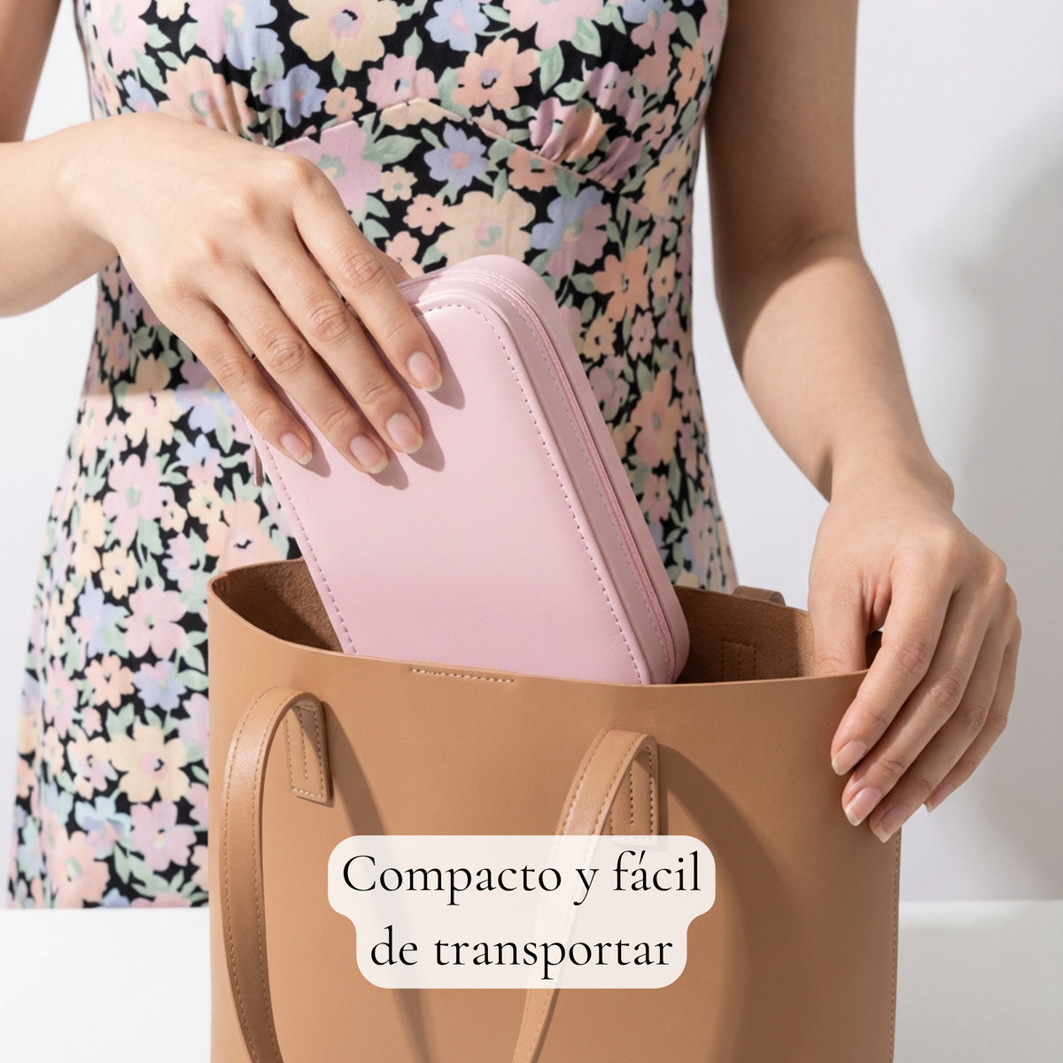 Tocador Portátil con Luz LED