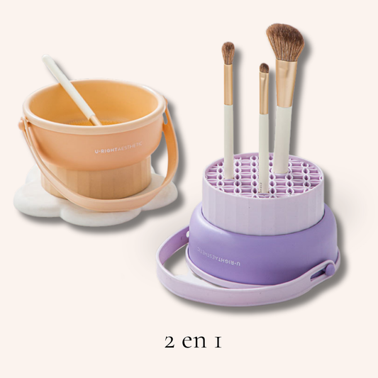 Lavador y Secador de Esponjas y Brochas de Maquillaje
